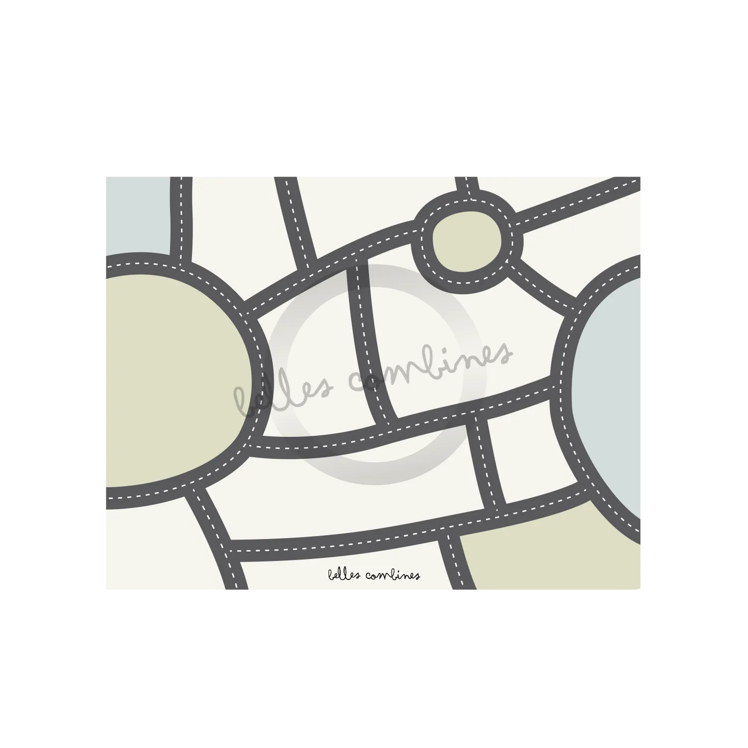 Les Belles Combines Mes petites routes parcours à imprimer petites voitures