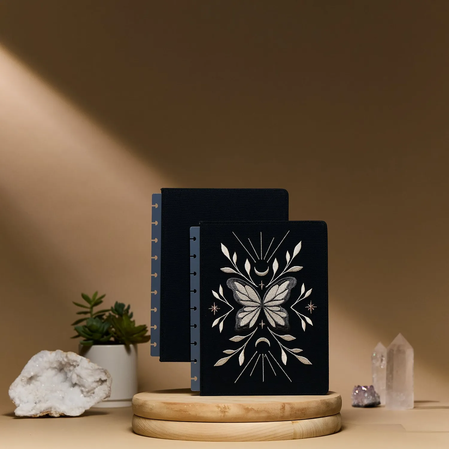 Happy Planner Starlight Flutter couverture brodée Classic