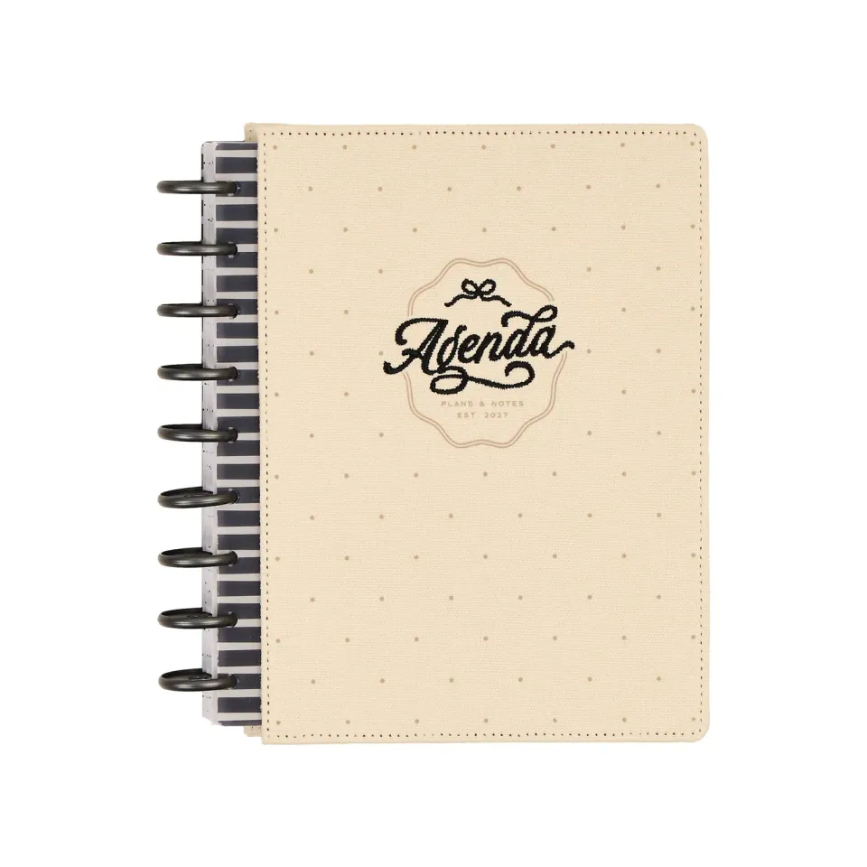 Happy Planner Haven & Heart 2027 agenda Classic à disques 12 mois