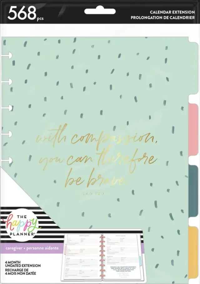 Happy Planner Caregiver Classic extension 4 mois aidant