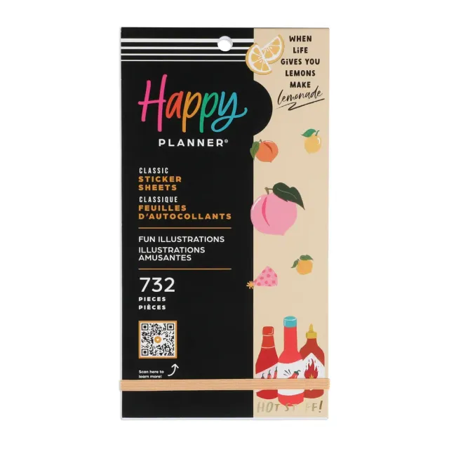 Happy Planner Fun Illustrations stickers Value Pack 30 feuilles 732
