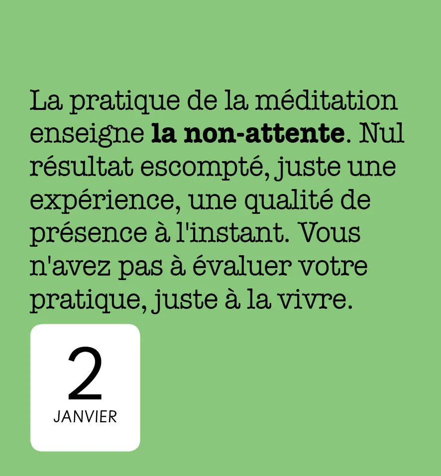 Mini calendrier 365 jours de méditation zen bureau