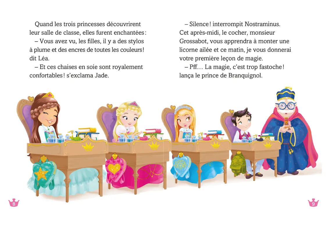 Une deux trois Princesses école du royaume T6 roman