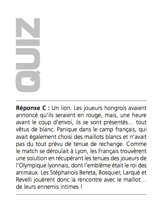 L'Année à Bloc 365 jours foot calendrier quotidien