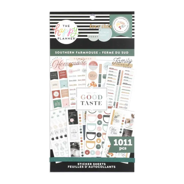 Me & My Big Ideas Southern Farmhouse carnet stickers 1011