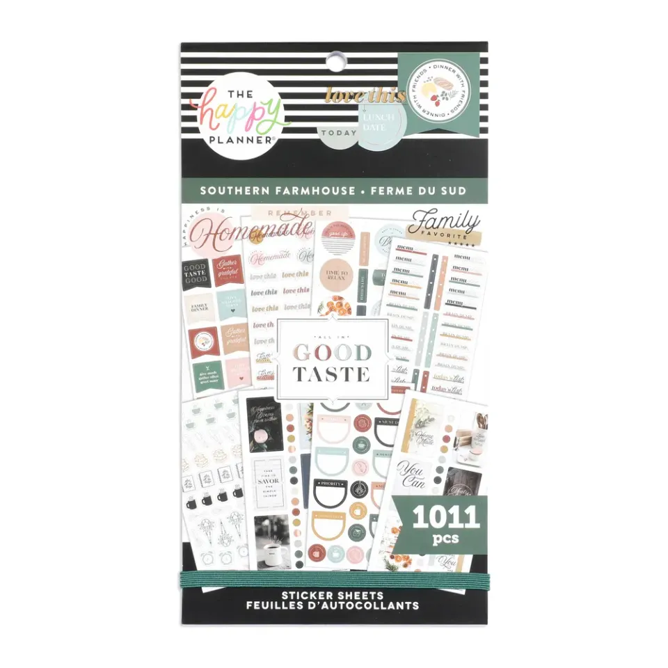 Me & My Big Ideas Southern Farmhouse carnet stickers 1011