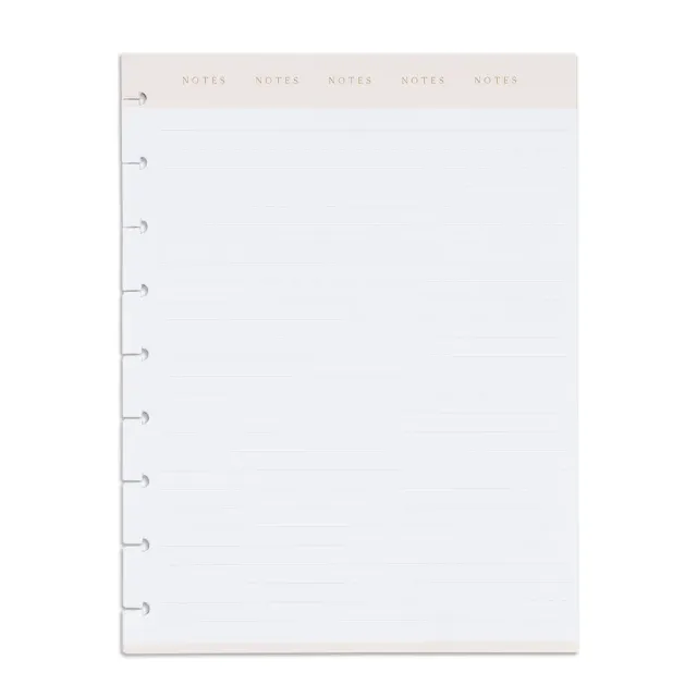 Happy Planner Work+Life Modernist papier ligné Classic 60 feuilles