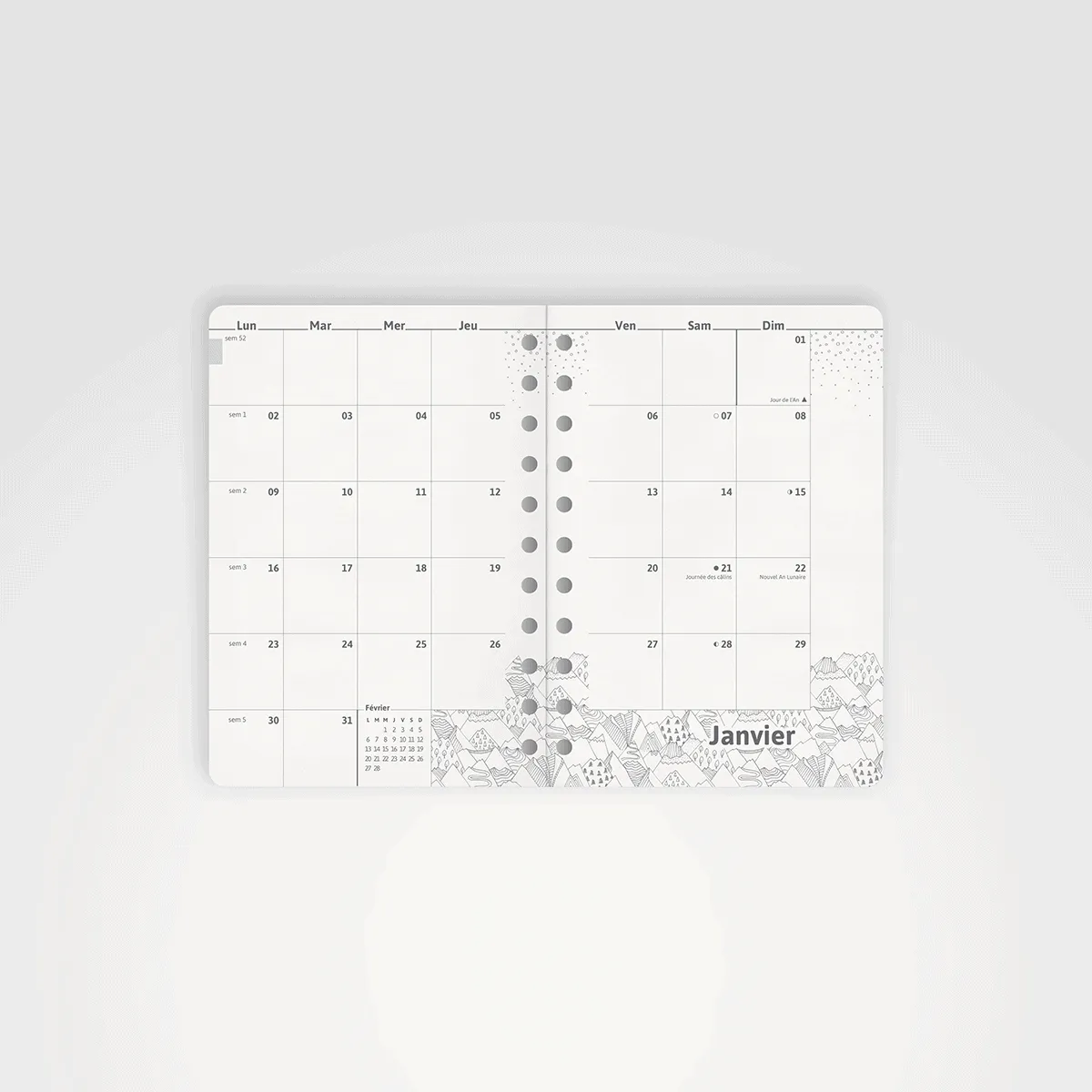 My365 My Agenda 2023 Poche agenda spirale A6