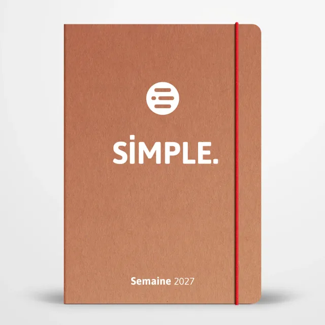 My365 SIMPLE Semaine agenda semainier 2027 A5