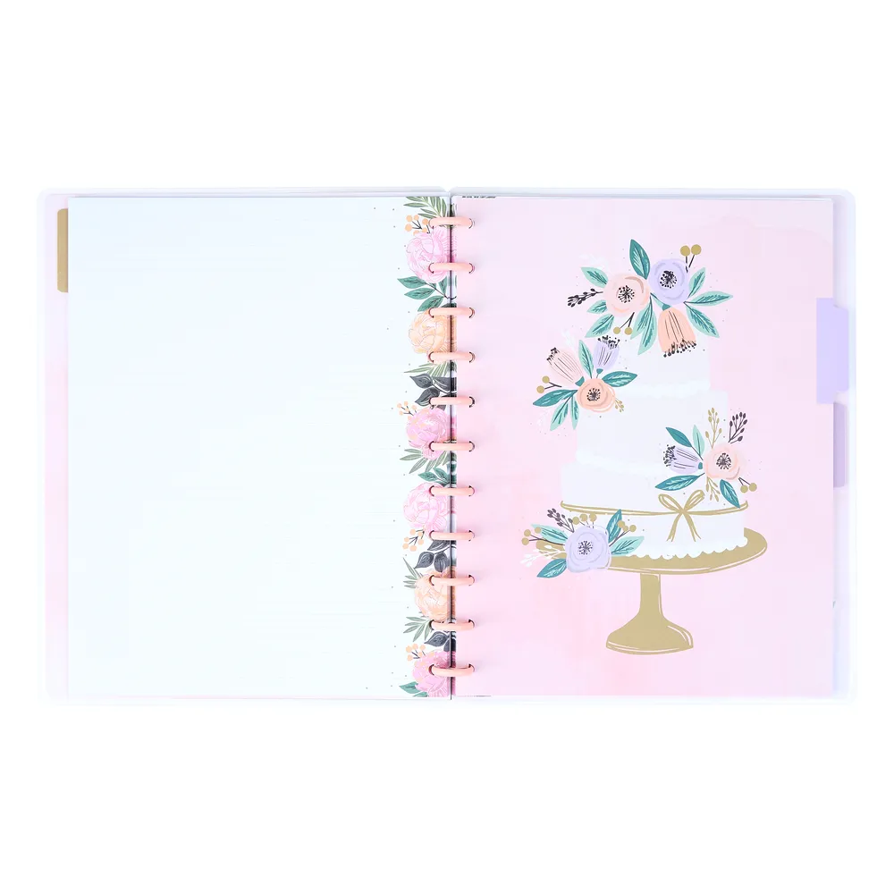 Happy Planner Garden Wedding carnet Big pointillé 60 feuilles mariage