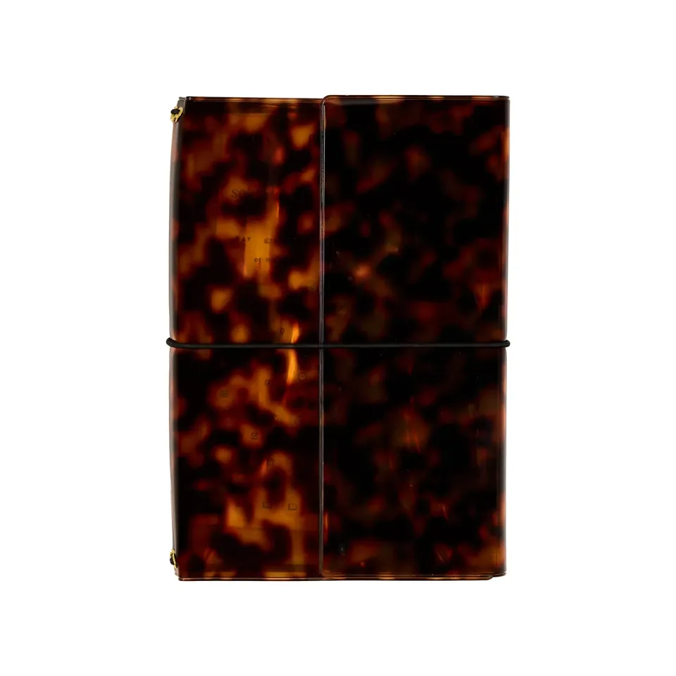 Happy Planner Amber Tortoise folio A5 rechargeable écaille