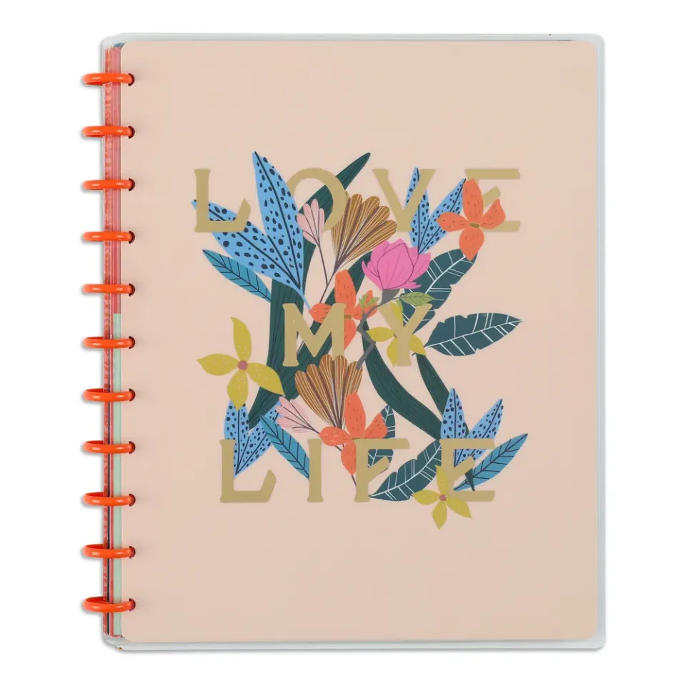 Happy Planner Big carnet pointillé Jungle 60 feuilles intercalaires