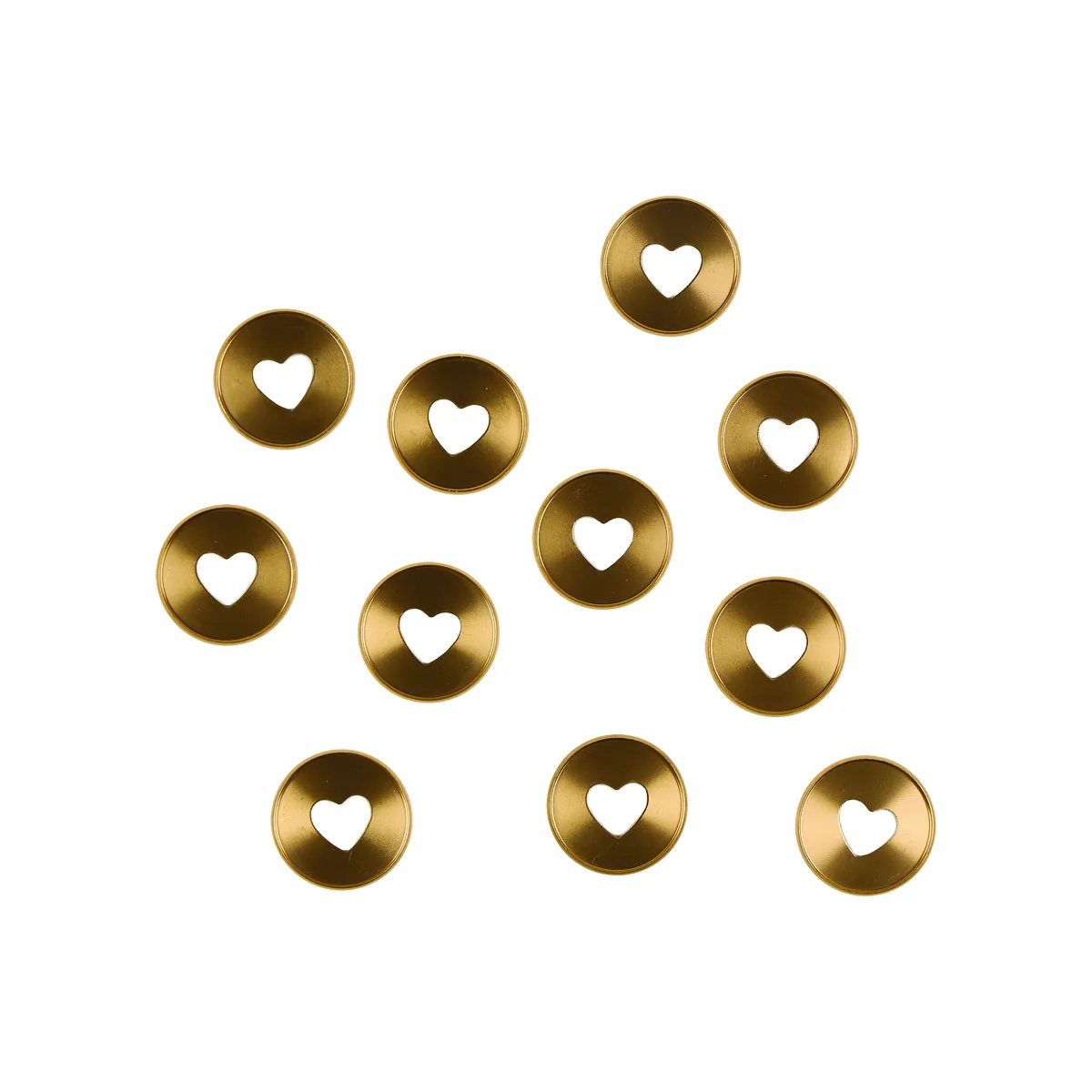 Me & my big ideas Happy Planner Sunshine Gold disques métal jaune x11
