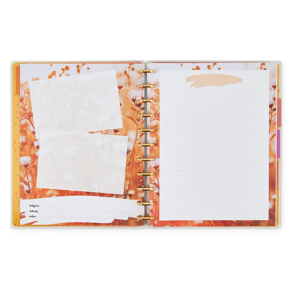 Happy Planner Retro Blooms journal photo Big Deluxe floral