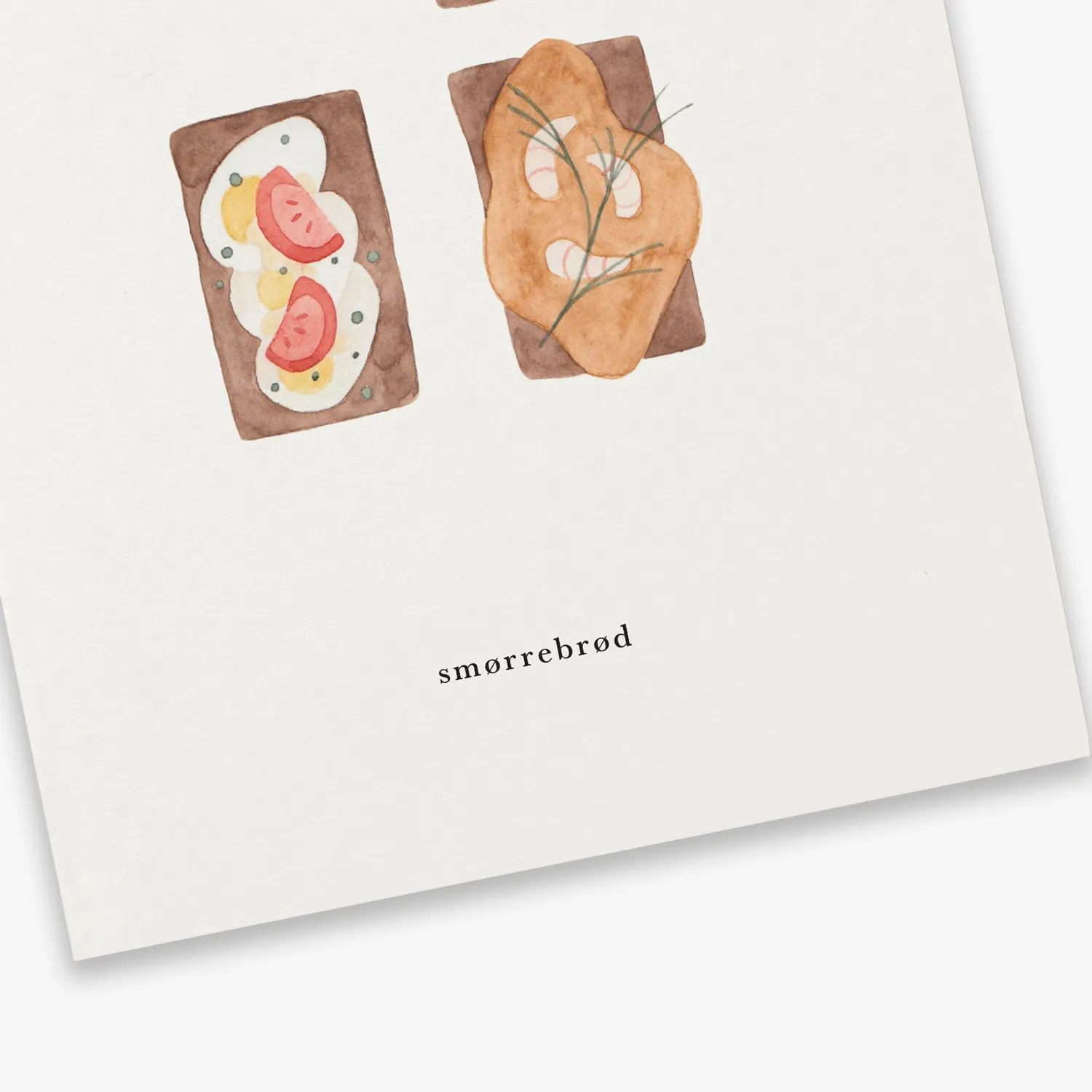Kartotek Smørrebrød carte danoise cuisine