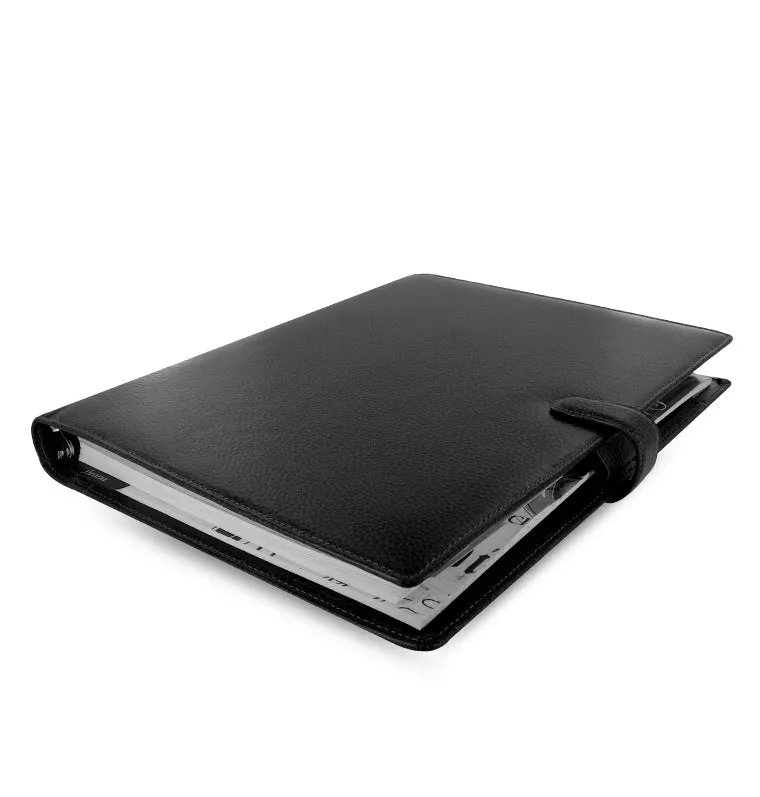 Filofax Finsbury organiseur A4 noir cuir classique