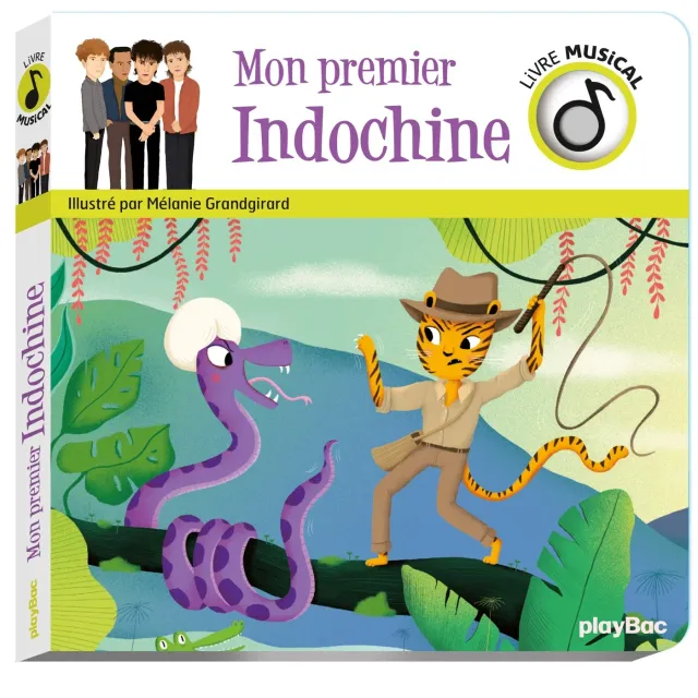 Mon premier Indochine livre musical bébé 5 chansons