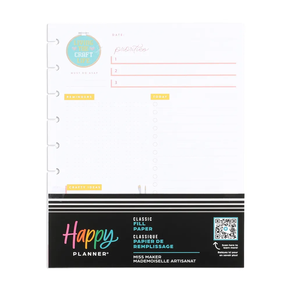 Happy Planner Miss Maker recharge Classic pointillée 40 pages
