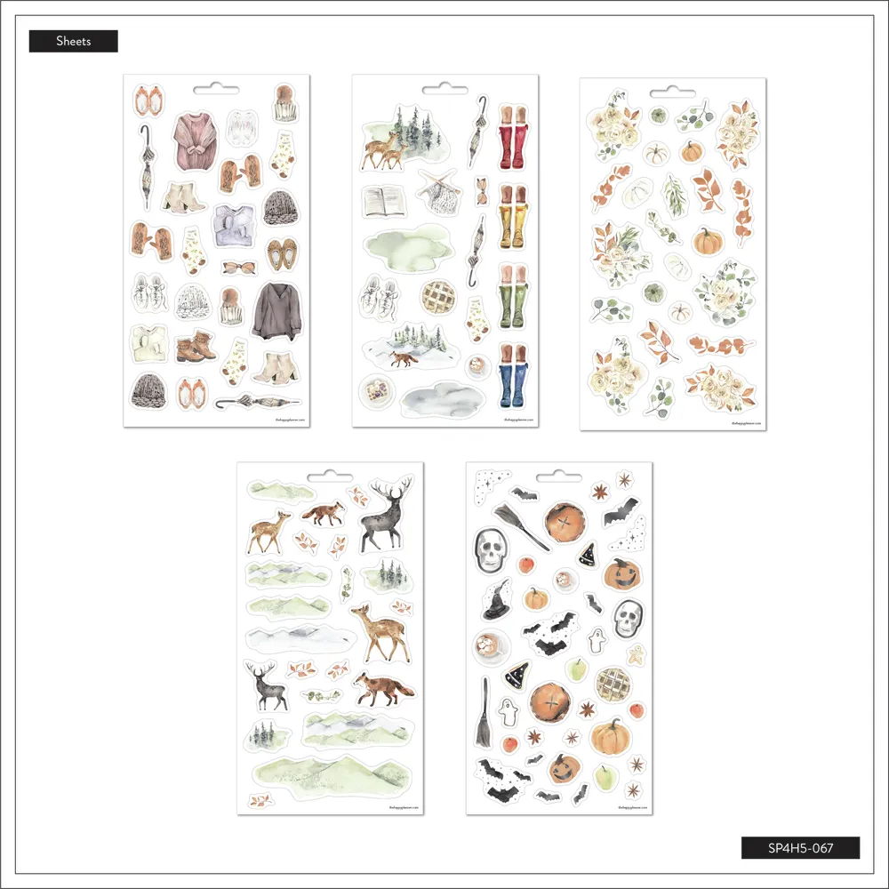Happy Planner Fall Harvest stickers automne 131 saison