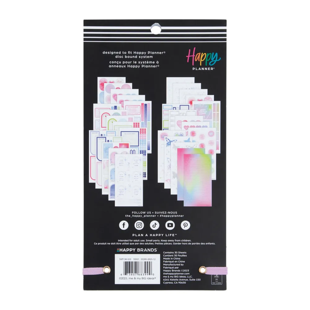 Happy Planner Trust the Universe carnet stickers 620 pièces