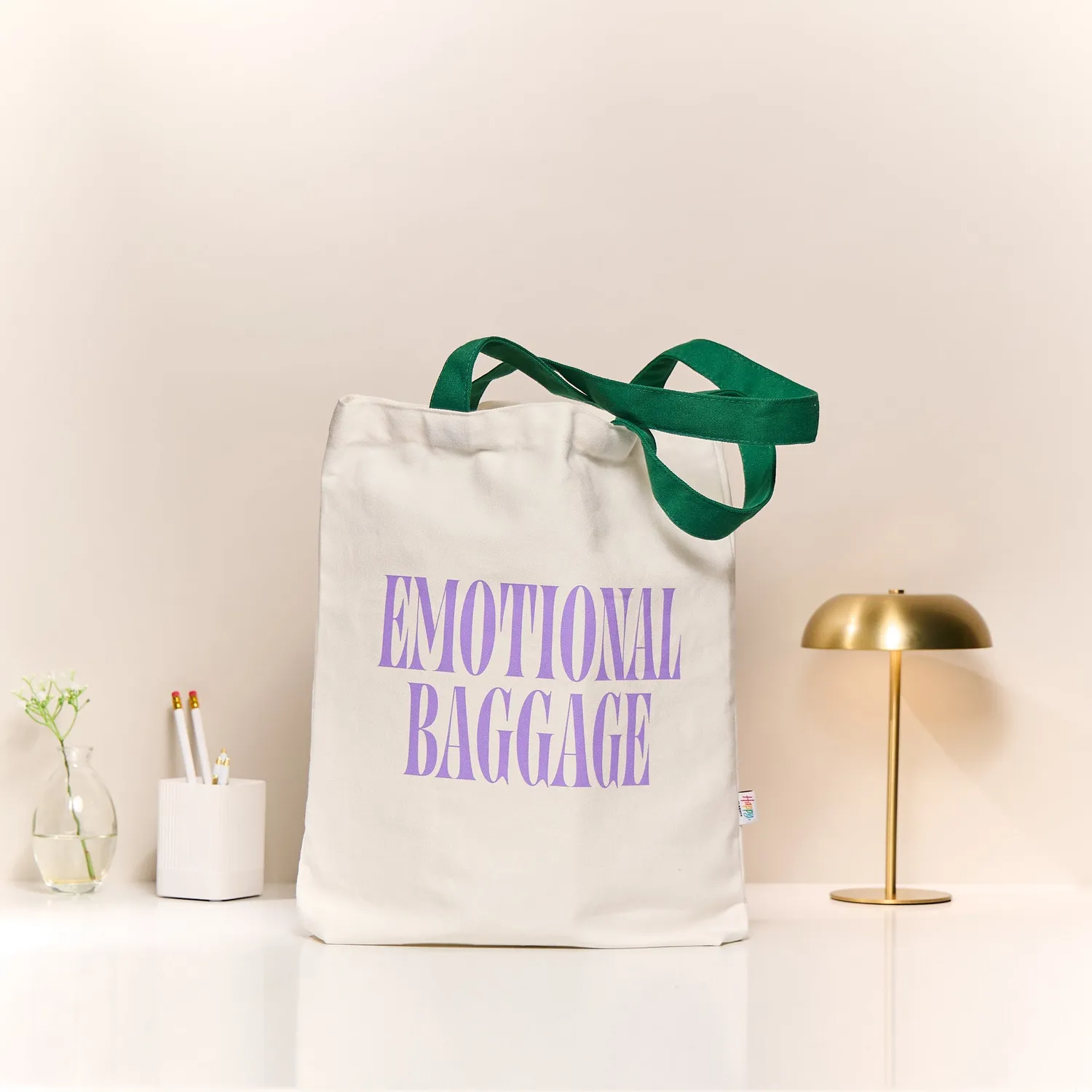 Happy Planner Current Mood Emotional Baggage sac cabas toile