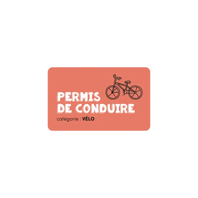 Les Belles Combines permis vélo fiche à imprimer