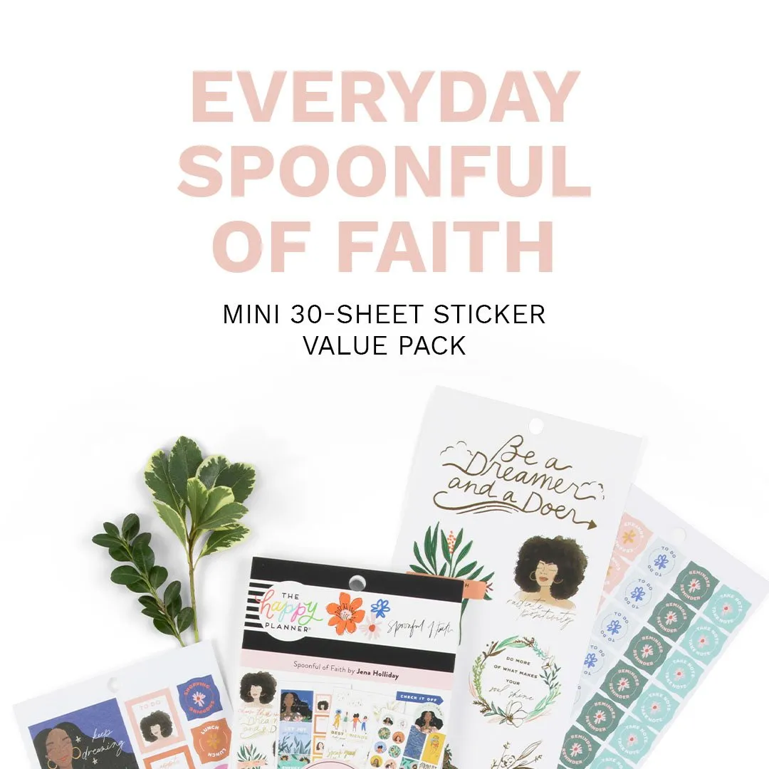 Happy Planner Spoonful of Faith stickers mini foi 948
