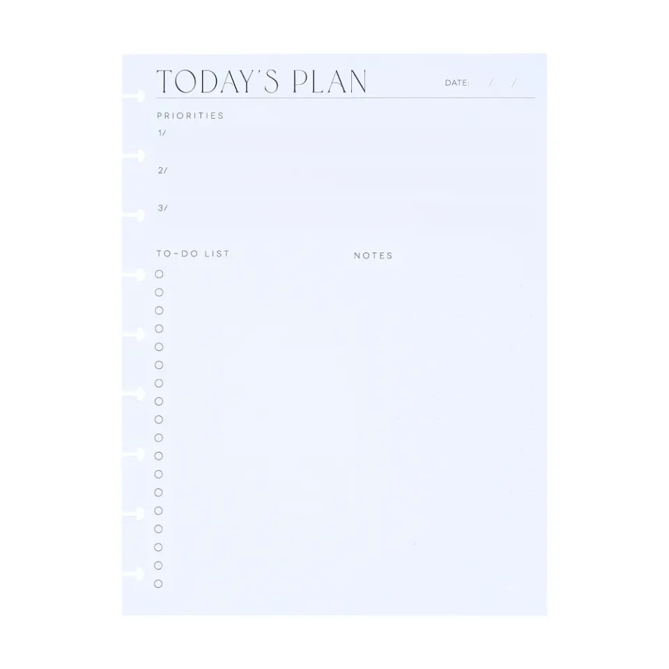 Happy Planner Neutral Chic Classic papier recharge 40 feuilles dashboard
