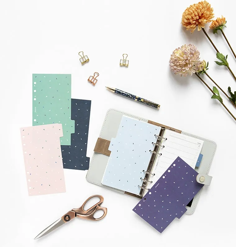 Filofax Garden Intercalaires Personal x6 couleurs
