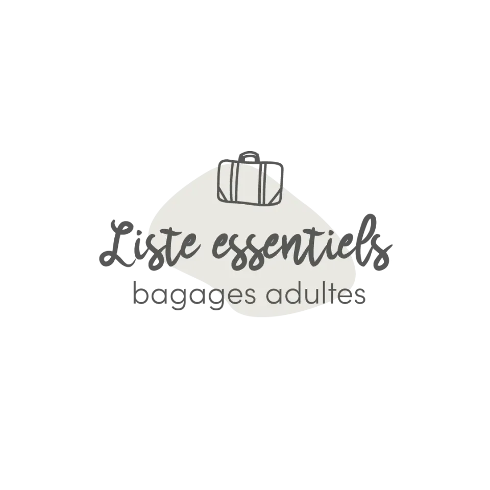 Les Belles Combines Liste bagages adultes fiche à imprimer française