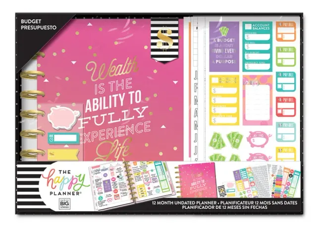 Happy Planner Wealth Box Kit coffret agenda budget 12 mois