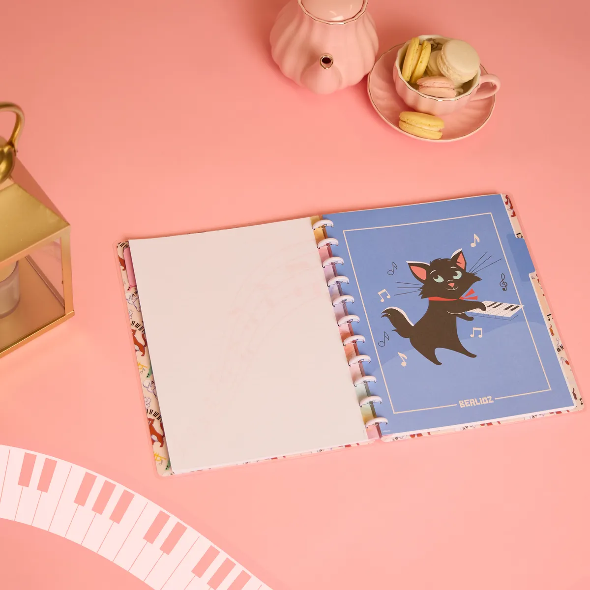Happy Planner Disney Aristocats Big carnet 60 feuilles ligné pointillé