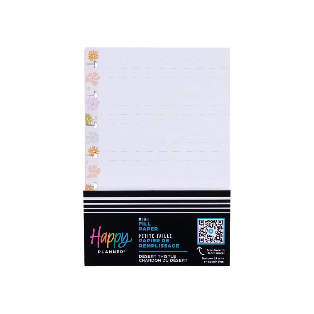 Happy Planner Desert Thistle recharge mini 40 feuilles