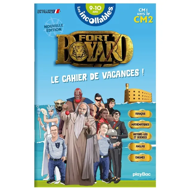 Les Incollables Fort Boyard cahier vacances 2026 CM1-CM2 9-10 ans
