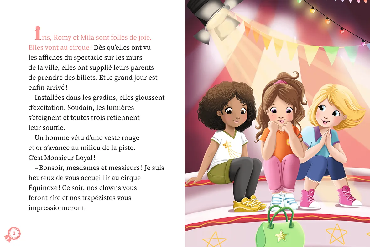 Une deux trois Cavalières Tome 5 Cirque équestre roman dès 6 ans