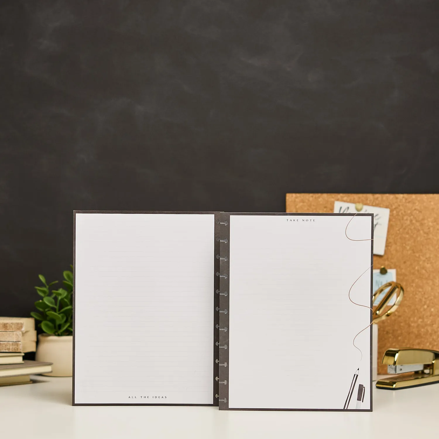 Happy Planner Chalkboard Charm Big recharge agenda 40 feuilles ligné pointillé