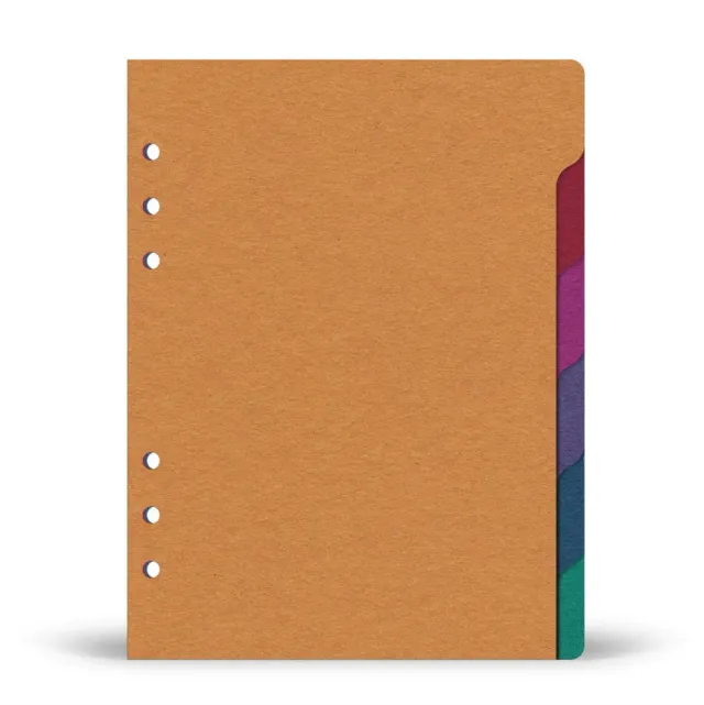 My365 intercalaires A5 jeu de 6 onglets couleurs
