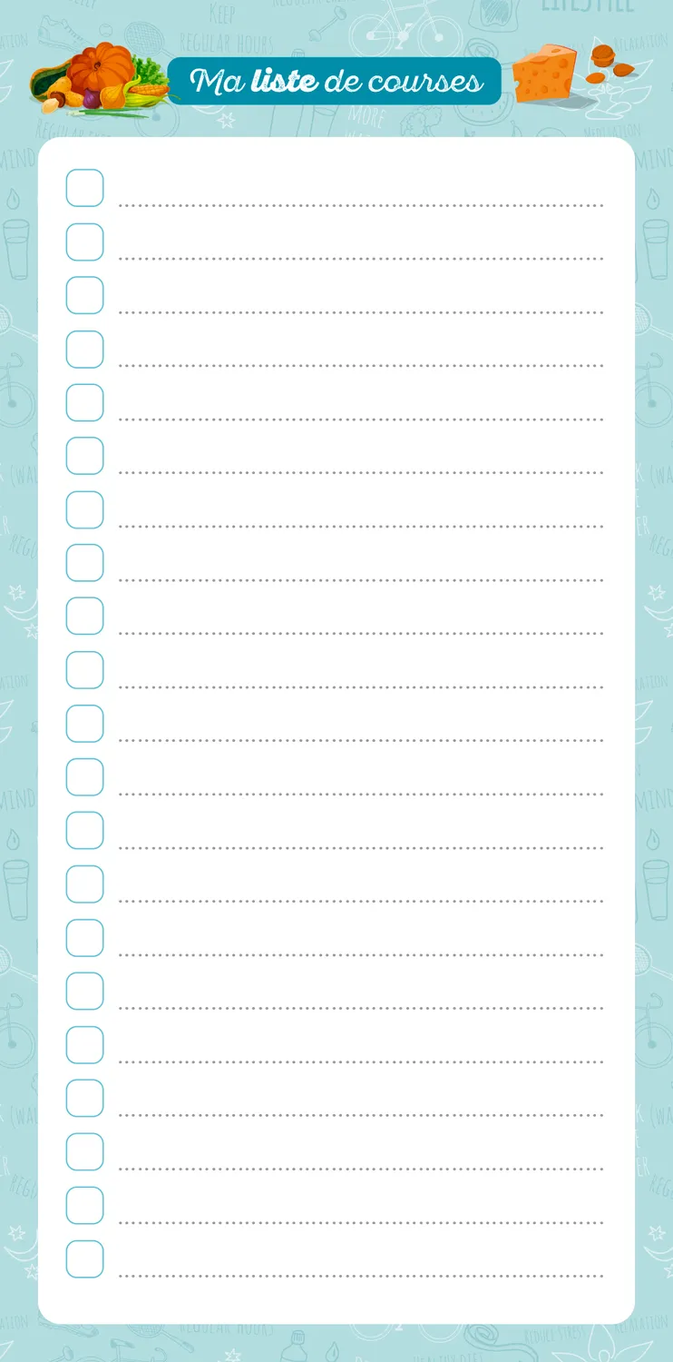 Frigobloc Liste de courses bloc aimanté frigo crayon