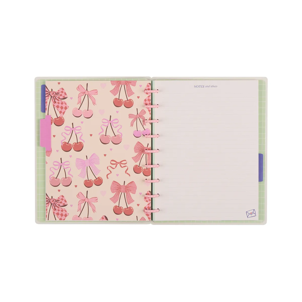 Happy Planner Fresh Start carnet Classic + 123 stickers cerise