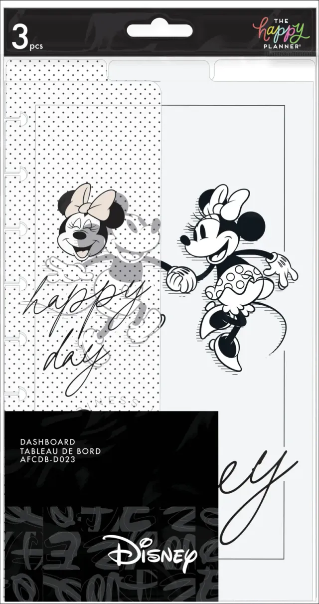 Happy Planner Disney Modern Mickey Mouse Minnie Mouse intercalaire lot 3 Classic