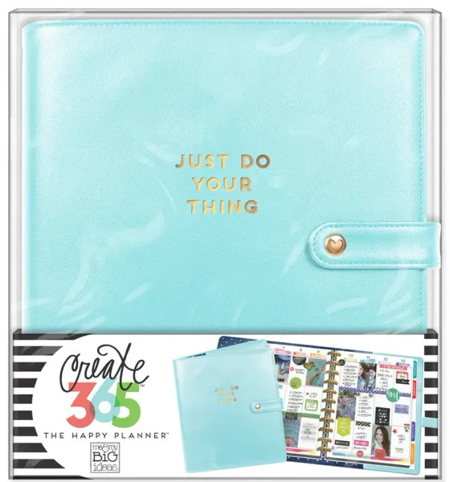 Happy Planner Deluxe Cover Limpet Blue housse Big