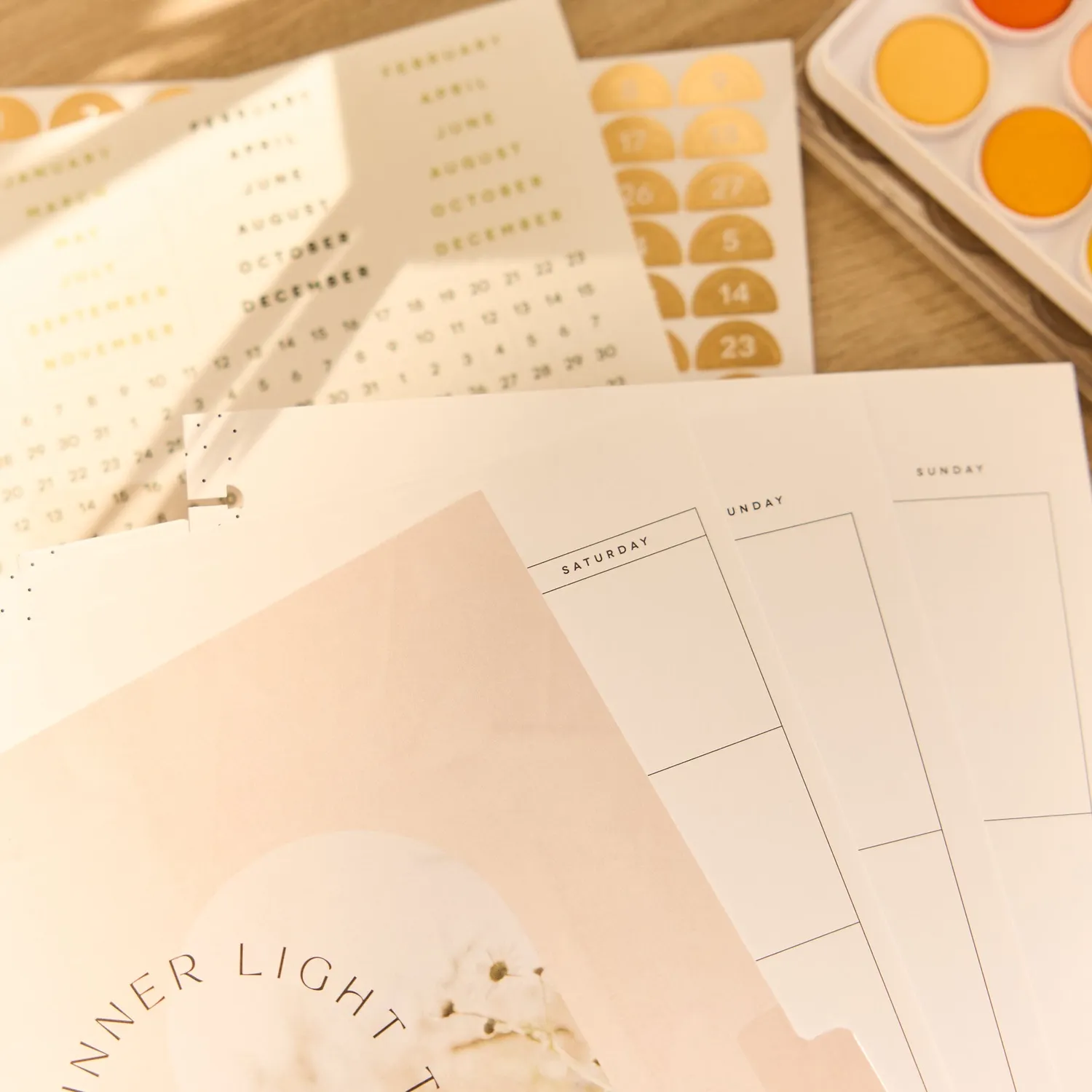Happy Planner Modern Nature extension verticale Classic non datée