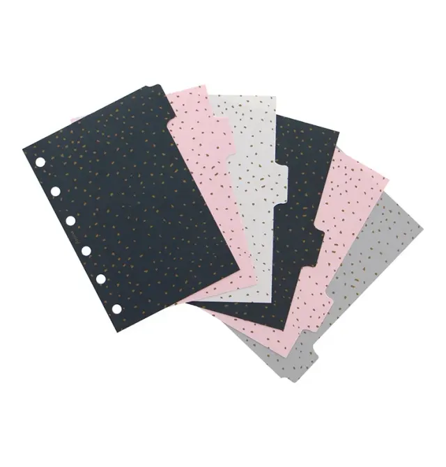 Filofax Confetti intercalaires Pocket 6 onglets plastique