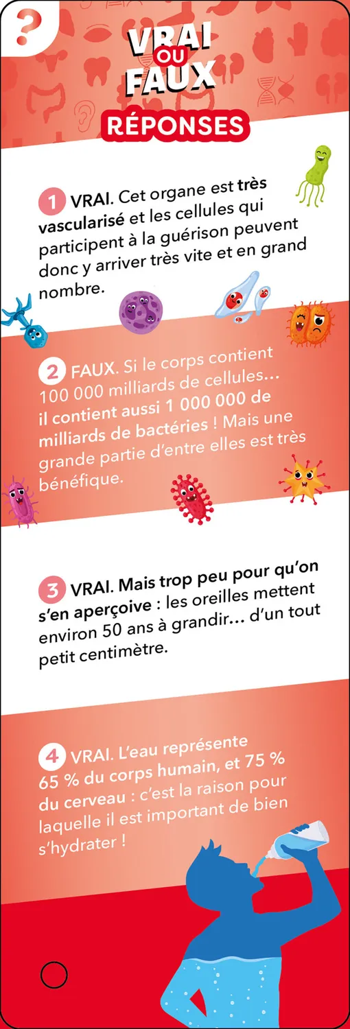 Les Incollables Éventail Passion Corps humain éventail quiz corps humain