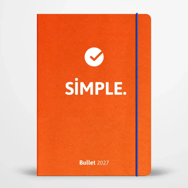 My365 Simple bullet agenda semainier 2027 A5 recyclé