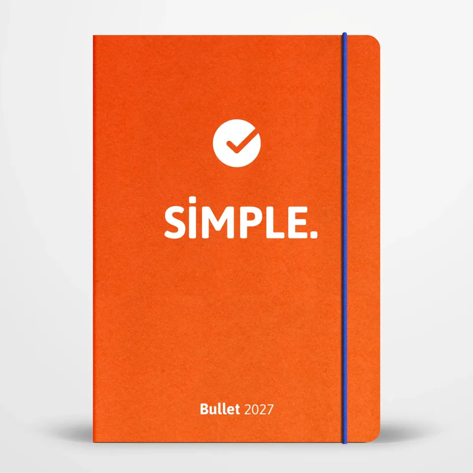 My365 Simple bullet agenda semainier 2027 A5 recyclé