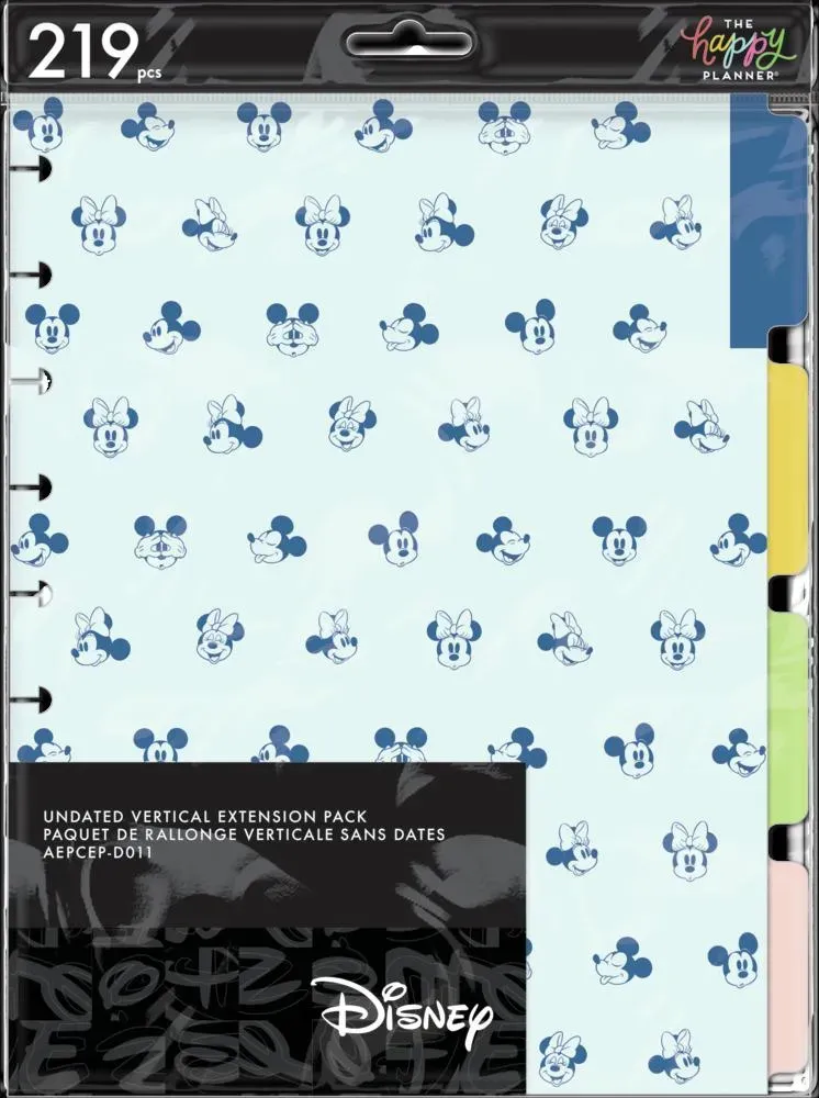 Happy Planner Disney Mickey Minnie extension classic 4 mois