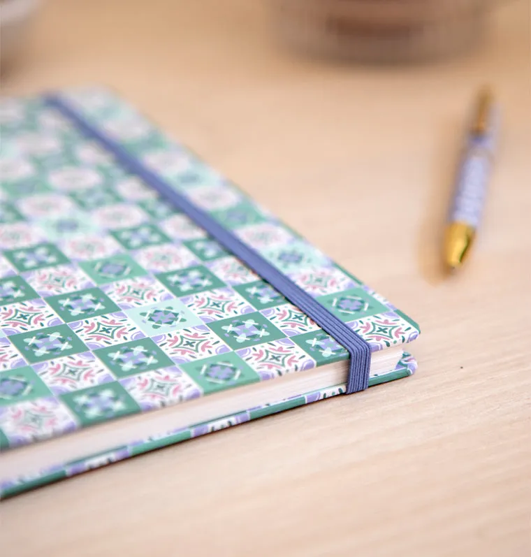 Filofax Mediterranean carnet A5 Mint rechargeable ligné