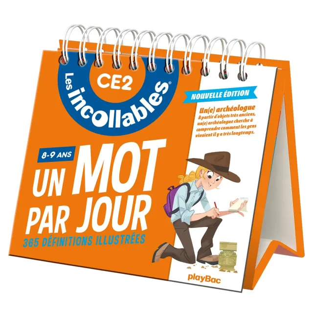 Les Incollables Un mot par jour CE2 8/9 ans calendrier 2021