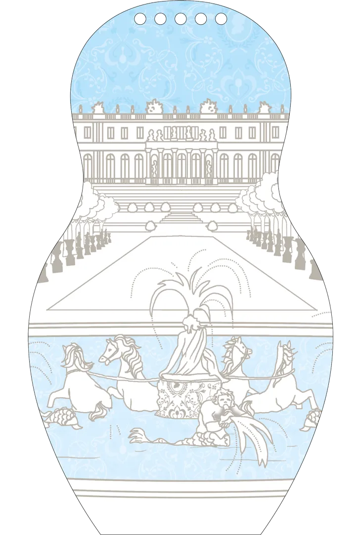 Minimiki Emma à Versailles carnet créatif stickers
